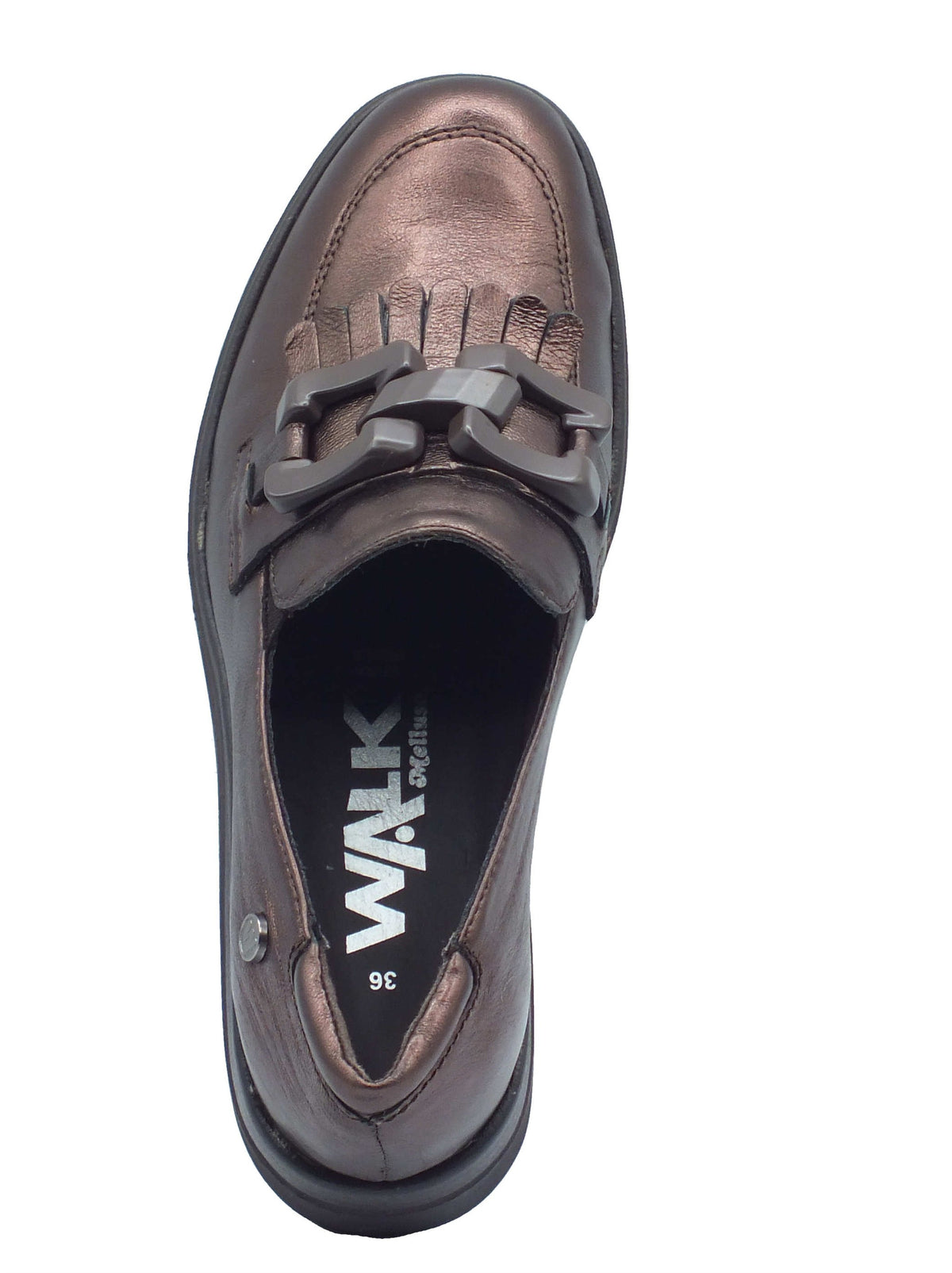 Melluso Melluso Mocassini Donna K55302 Bronzo pelle marrone Bronzo