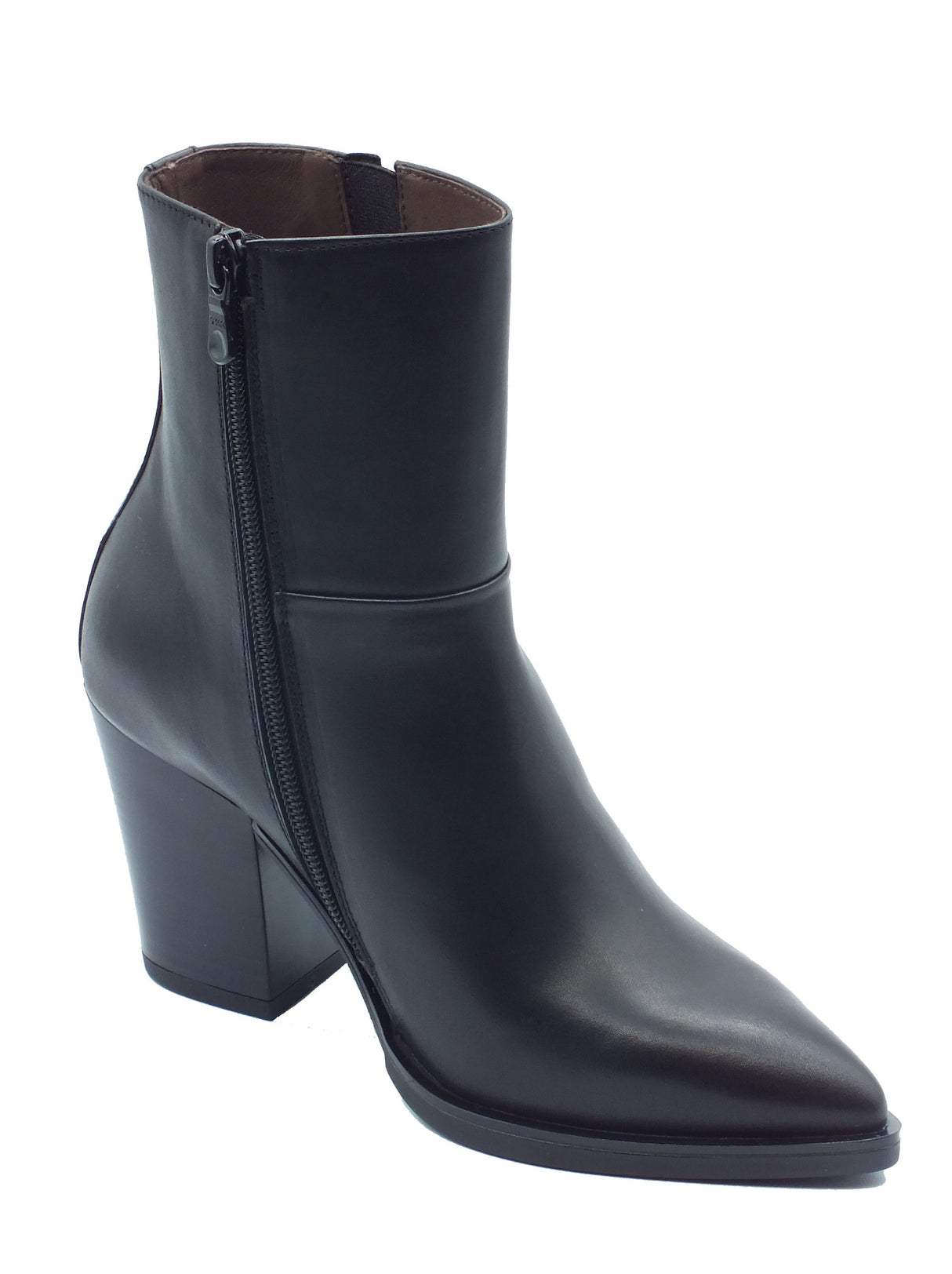 Nero Giardini Nero Giardini Tronchetti con tacco Donna 617140D Guanto Nero pelle nero Nero