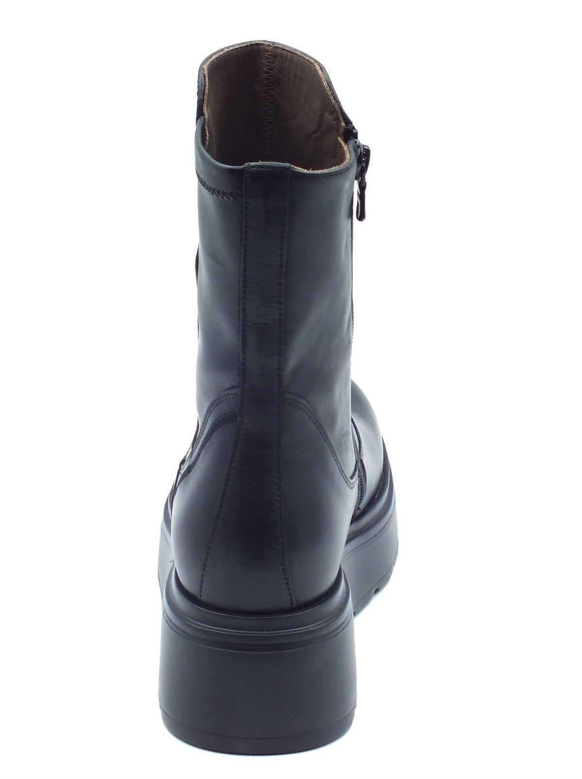 Nero Giardini Nero Giardini Tronchetti con zeppa Donna I618110D Guanto Col. Nero pelle nero Nero