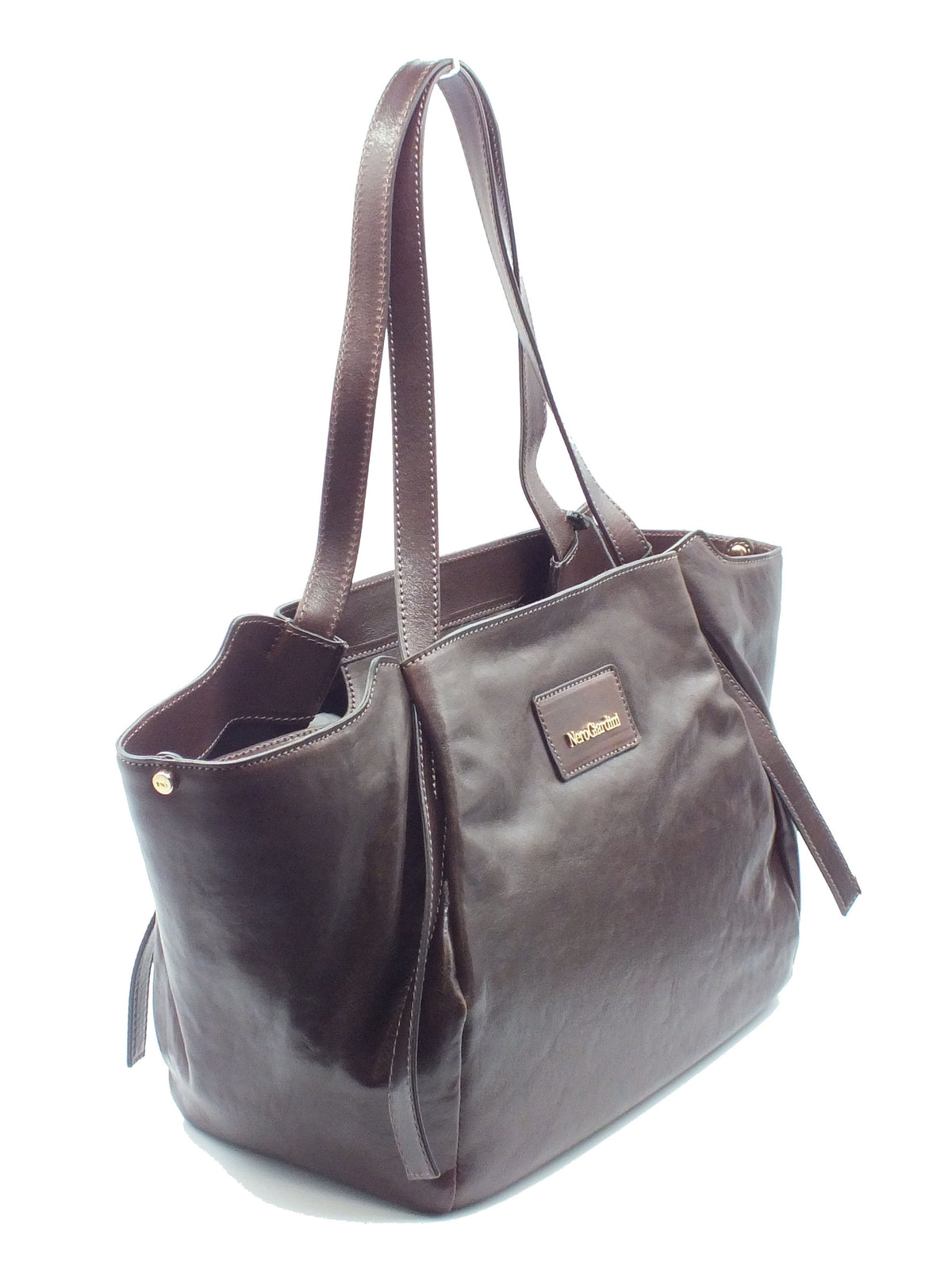 Nero Giardini Nero Giardini Borse Donna I644365D Kronos Col. Ebony pelle marrone Ebony