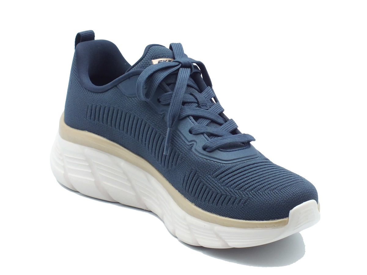 Skechers Skechers Sportive Donna 117385 Flying Hi Navy Gold sintetico blu Navy Gold
