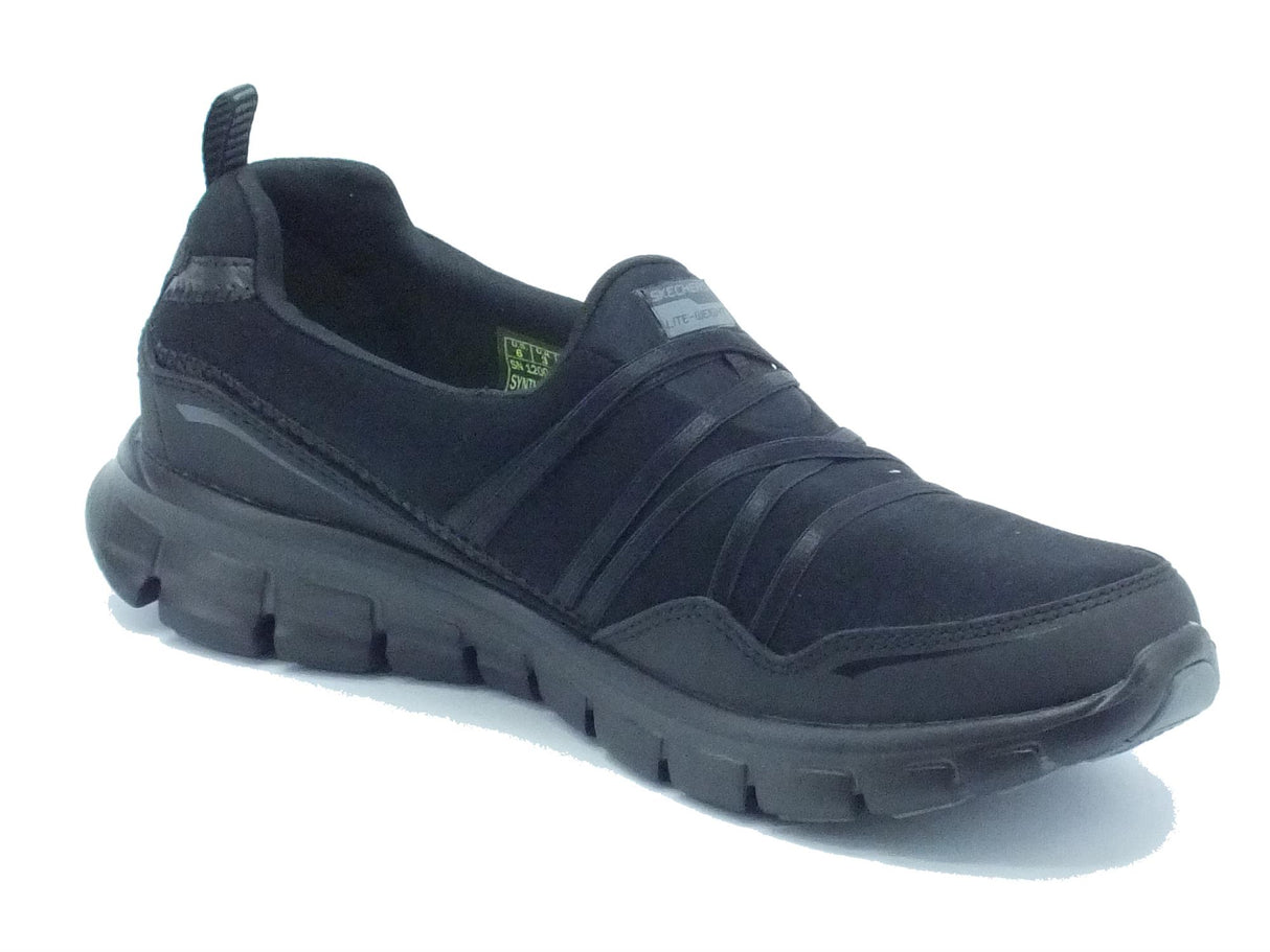 Skechers Mocassino per donna Skechers Sport in tessuto nero Black