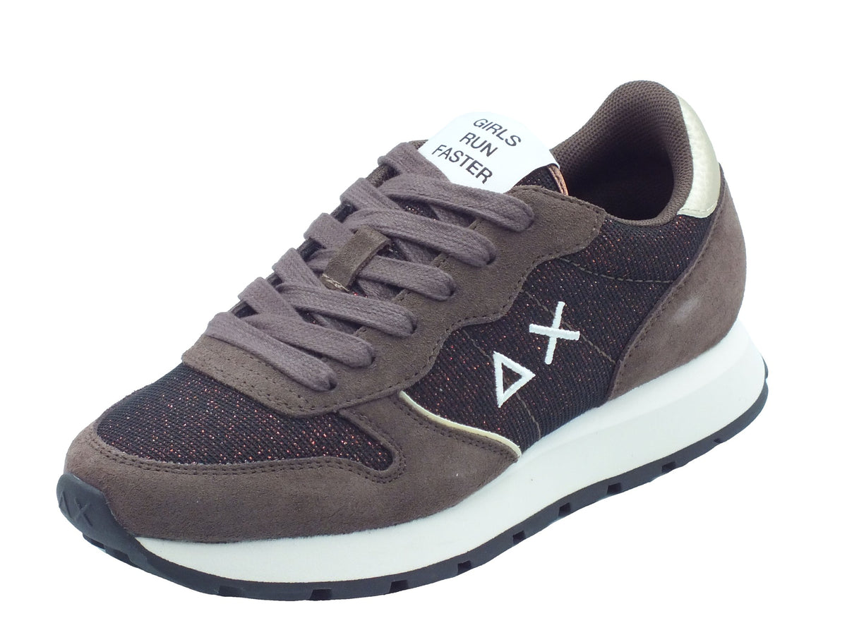 SUN68 SUN68 Sportive Donna Z46204 Ally Glitter Textile Marrone pelle marrone Marrone