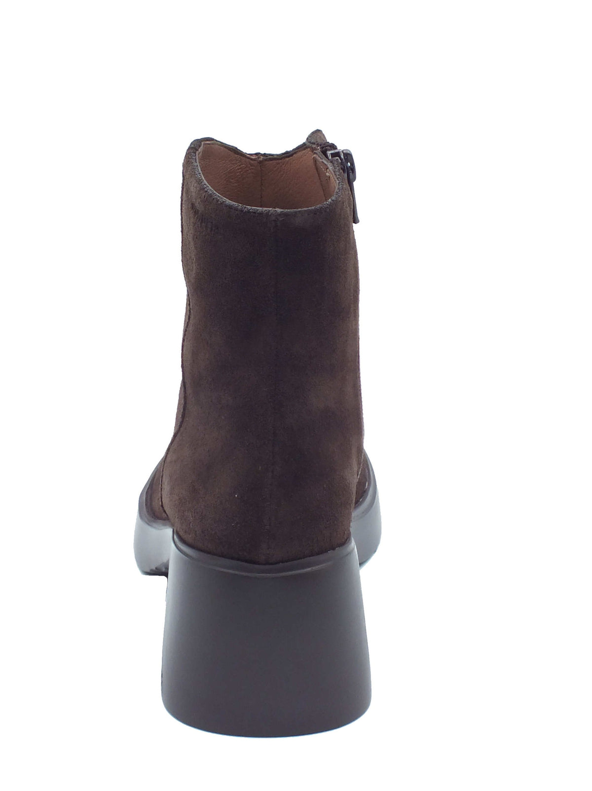 Wonders Wonders Tronchetti con tacco Donna E-7125 Flytres Charme Testa pelle marrone Testa