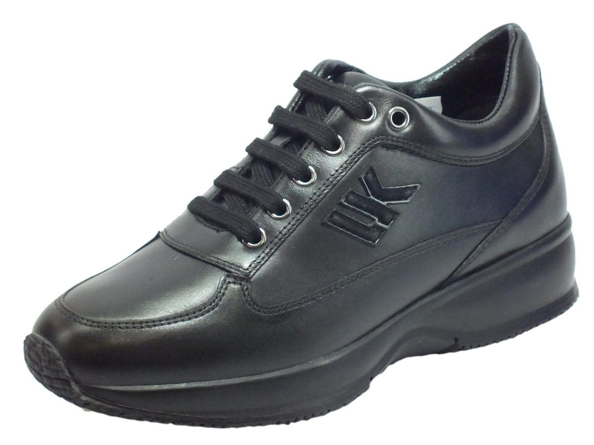 Lumberjack Scarpe per donna Lumberjack RAUL in pelle nera zeppa interna nero