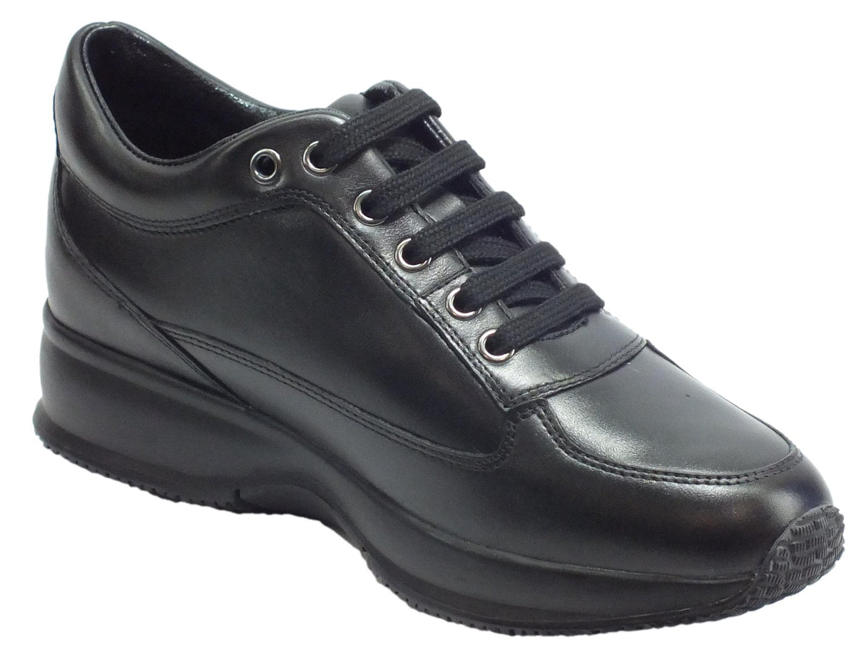 Lumberjack Scarpe per donna Lumberjack RAUL in pelle nera zeppa interna nero