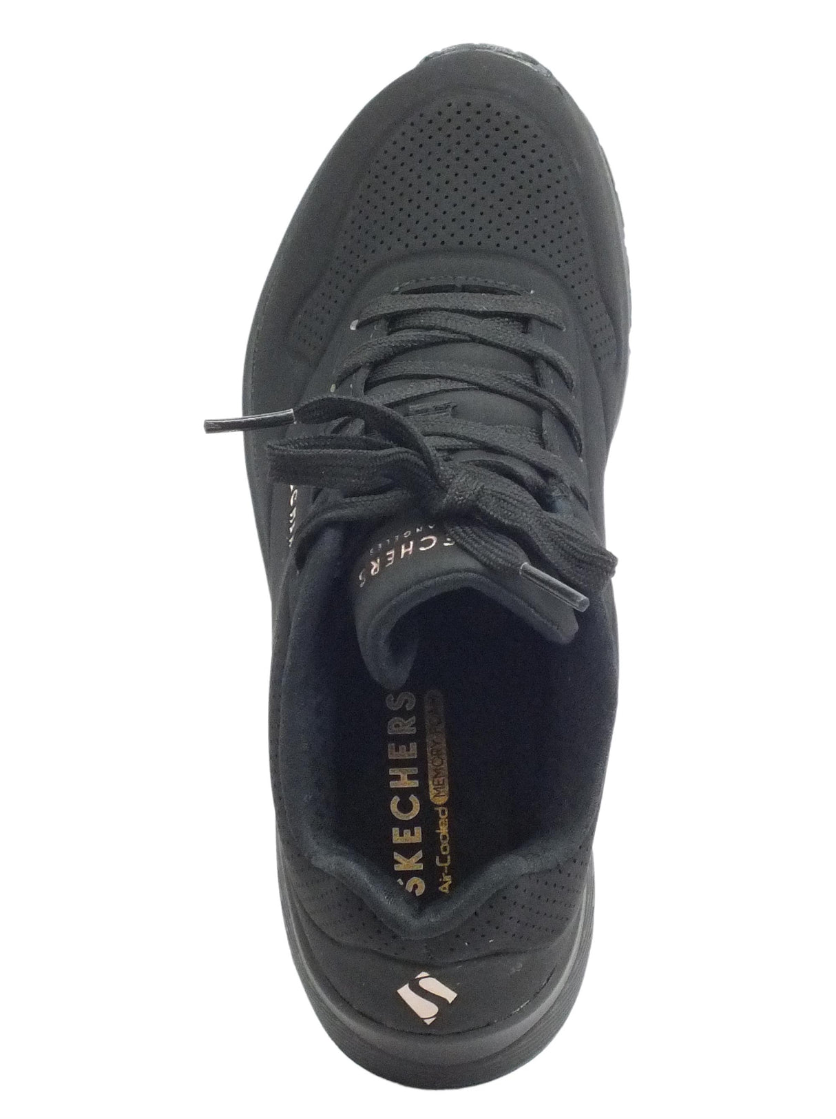 Skechers Skechers Los Angeles 73690/BBK Uno Stand on Air Black Scarpe sportive Donna in ecopelle nera nero