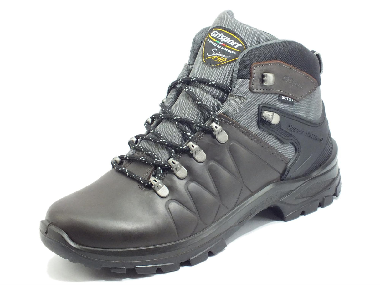 Grisport Grisport 14503D10G - Marrone Dakar Scarponcini da Trekking per Uomo in ecopelle e tessuto tecnico Marrone