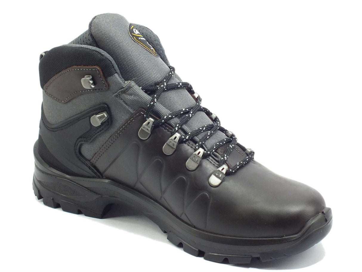 Grisport Grisport 14503D10G - Marrone Dakar Scarponcini da Trekking per Uomo in ecopelle e tessuto tecnico Marrone