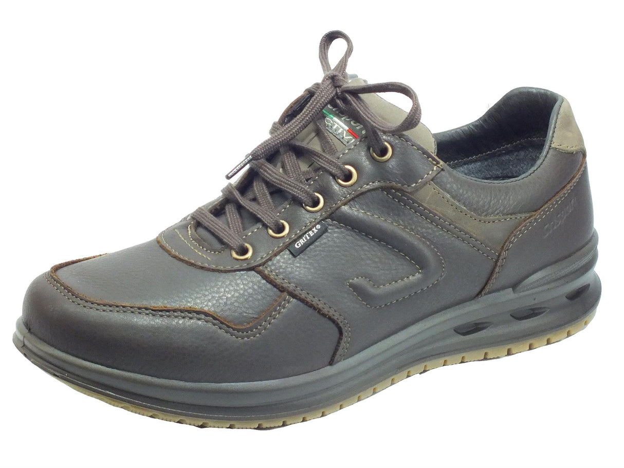 Grisport Grisport 43027A28G T. Moro Avon Scarpe Uomo in pelle fondo active soft back antistatico T. Moro