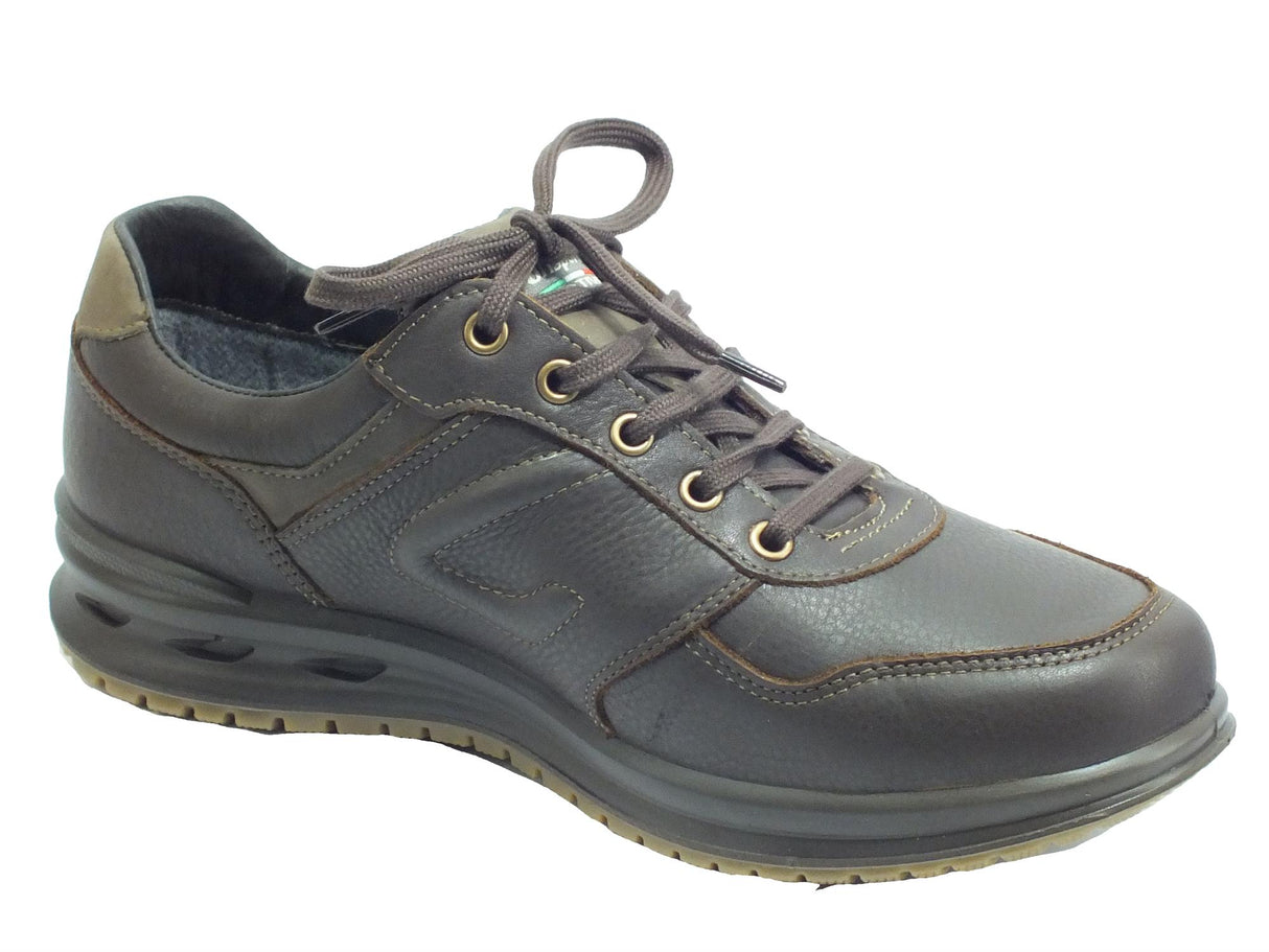 Grisport Grisport 43027A28G T. Moro Avon Scarpe Uomo in pelle fondo active soft back antistatico T. Moro