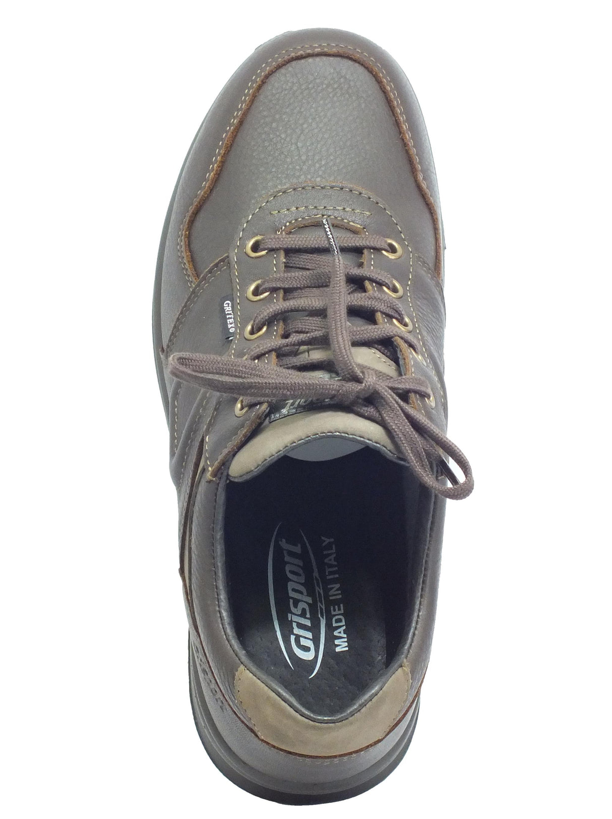 Grisport Grisport 43027A28G T. Moro Avon Scarpe Uomo in pelle fondo active soft back antistatico T. Moro