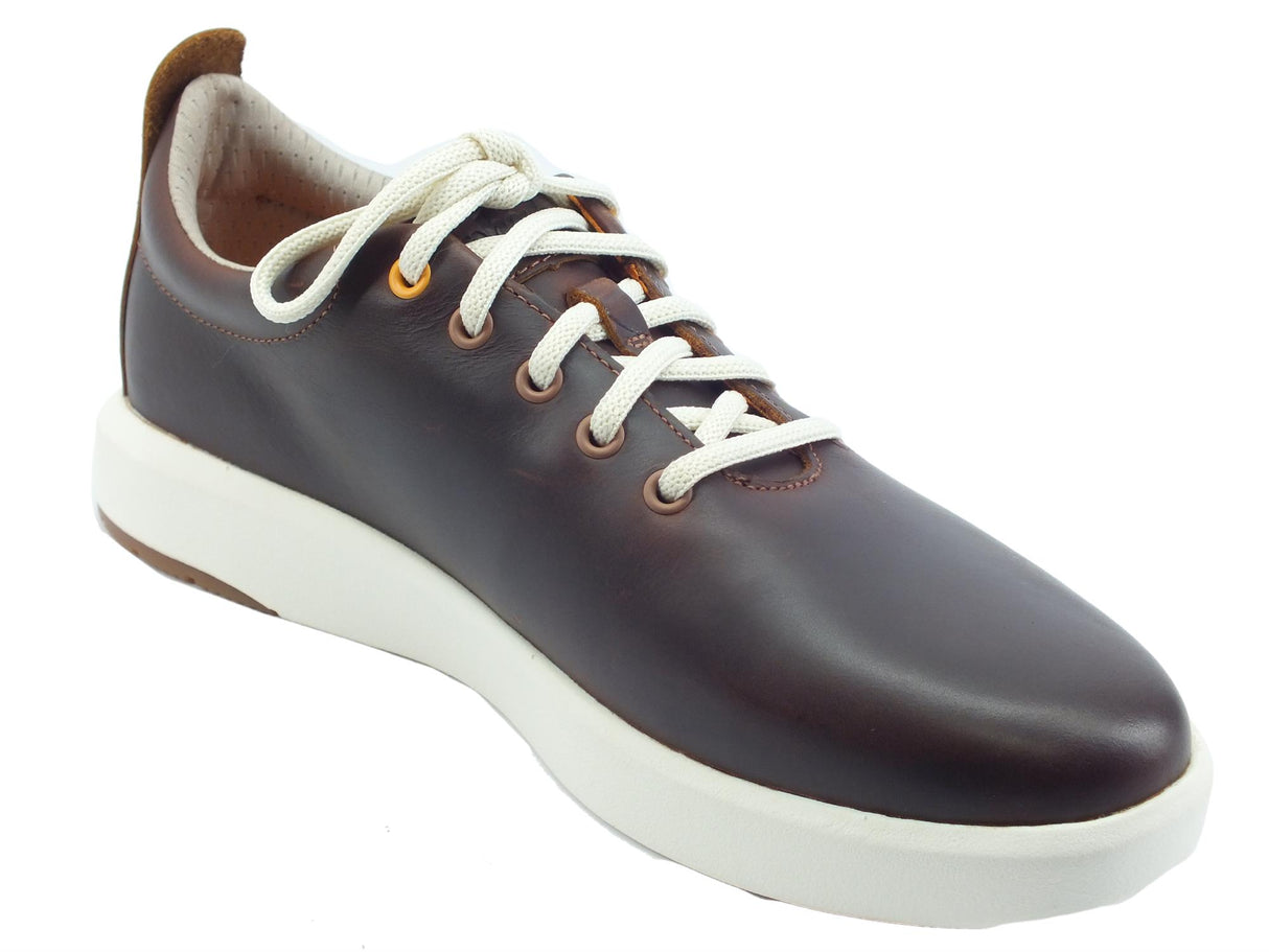 Timberland Timberland 0A24FA Truecloud Rust Full Grain Scarpe Sneakers per Uomo in pelle marrone con lacci marrone