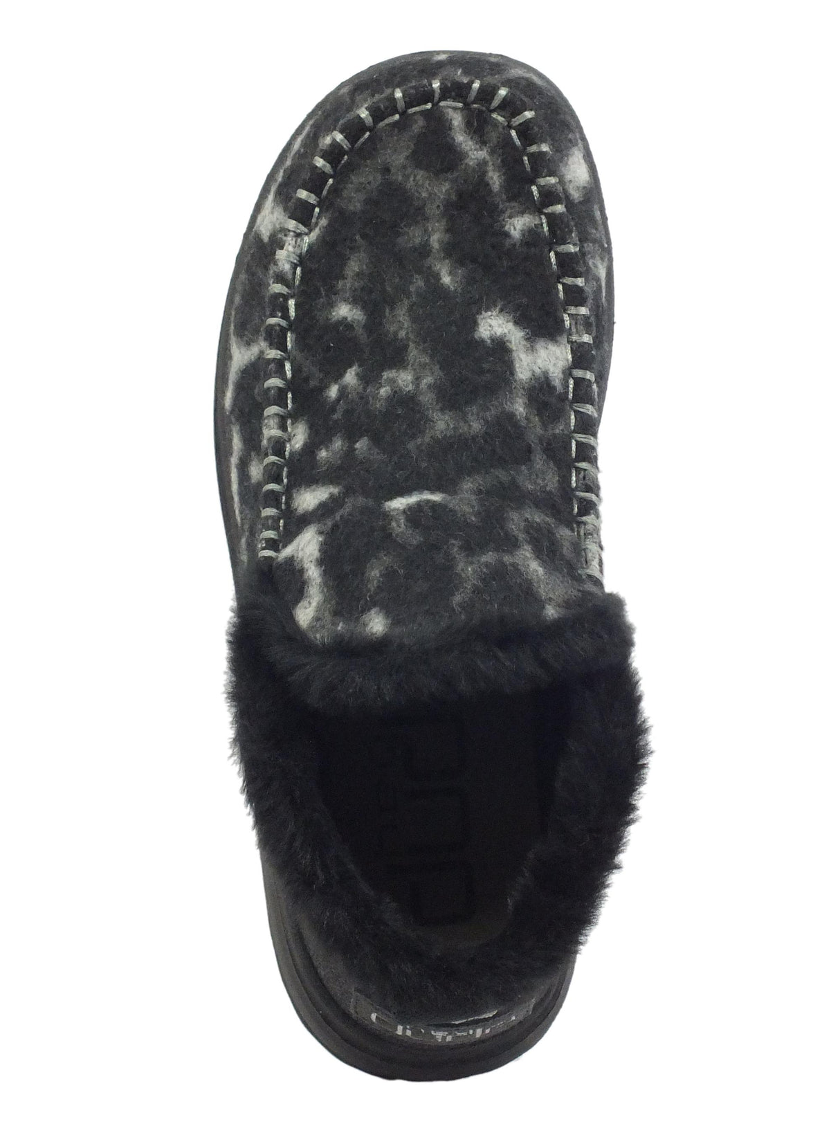 Hey Dude HeyDude Denny Marble Grey Mocassini per Donna in tessuto pile maculato Grey