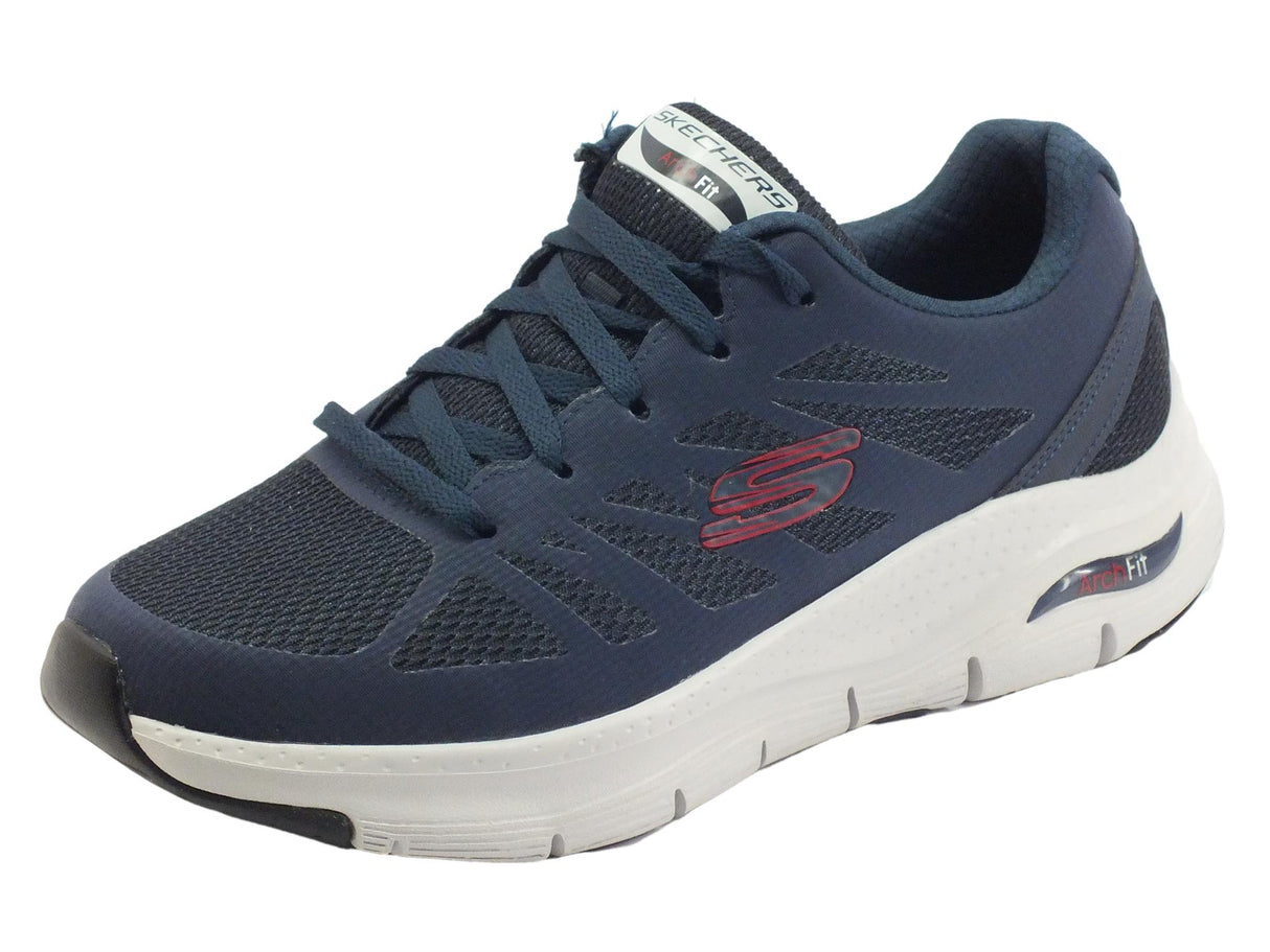 Skechers Skechers ArchFit 232042 Charge Bsck Nevy Red Scarpe Sportive per Uomo in tessuto Nevy Red