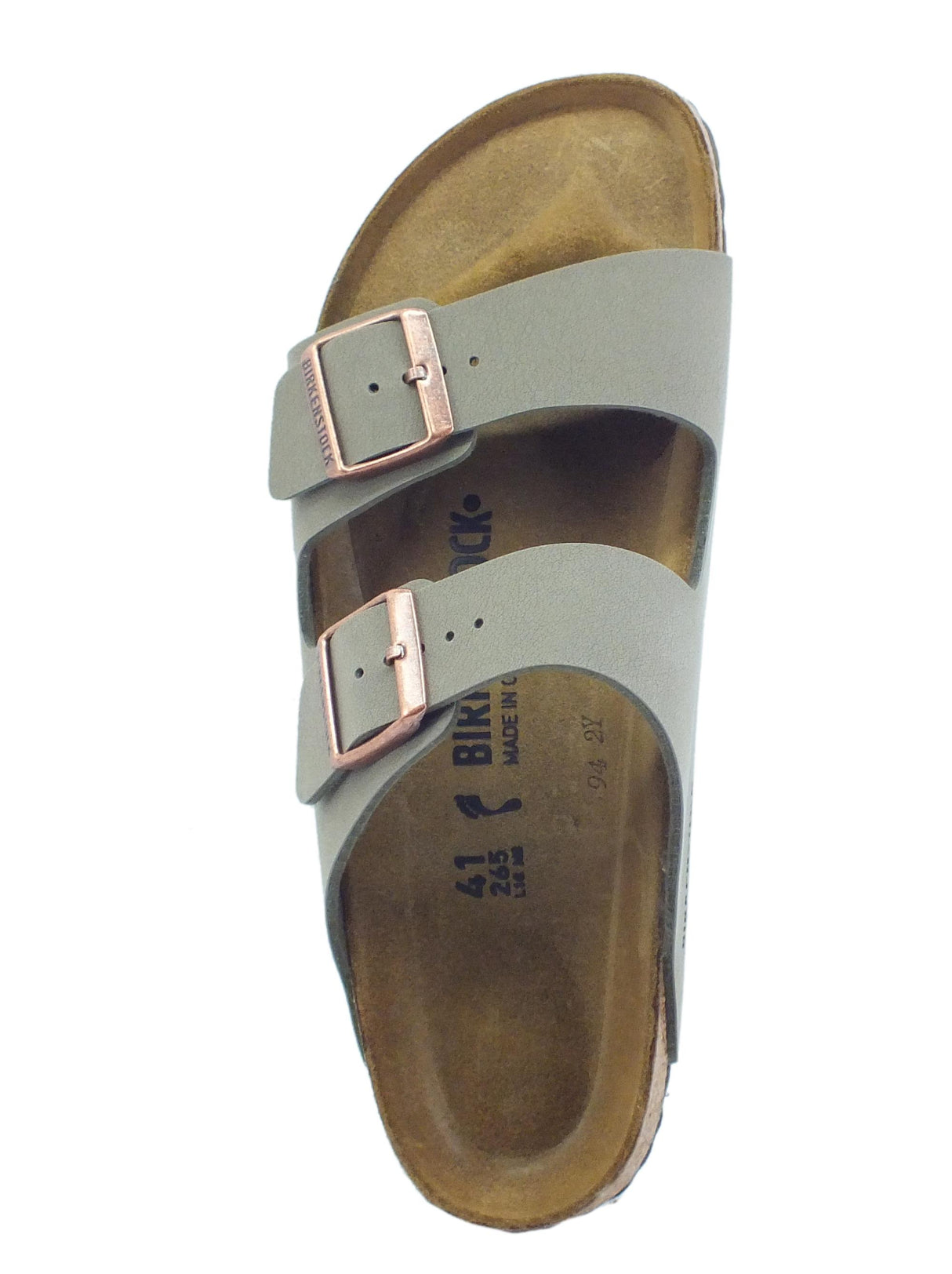 Birkenstock Birkenstock 0151213 Arizona BS Stone Sandali per Uomo doppia fibia Stone