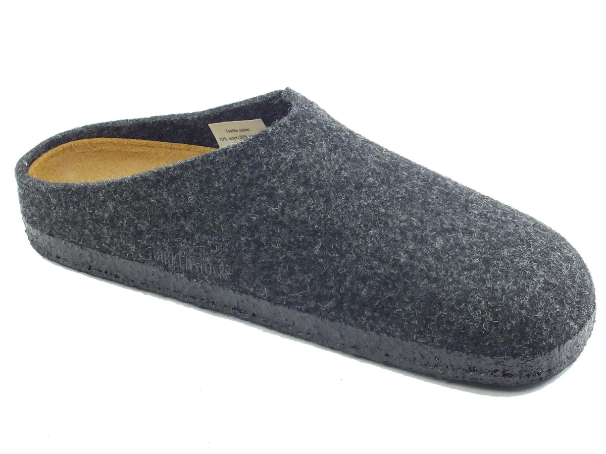 Birkenstock Birkenstock Ciabatte Uomo 1014938 Zermatt Rivet Anthracite lana grigio Anthracite