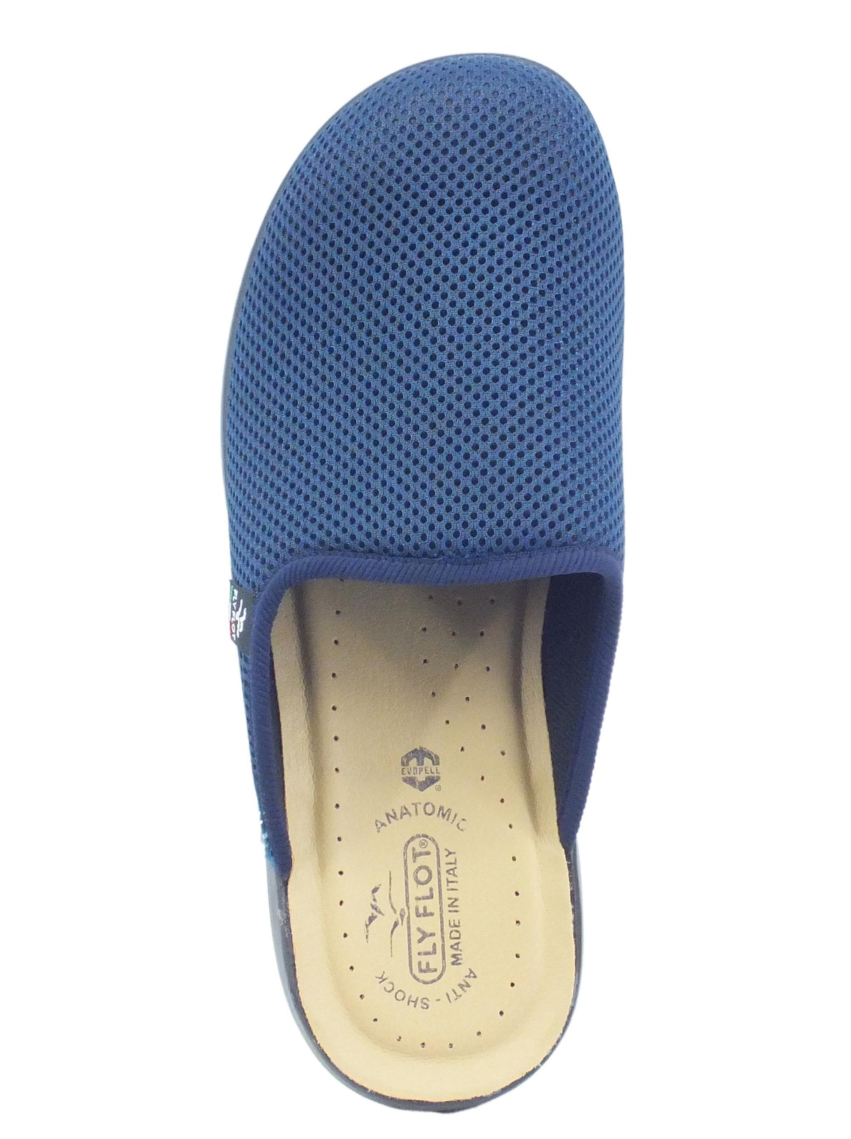 FlyFlot FlyFlot P7 118 FB Blu Pantofole per Uomo in tessuto con sottopiede anatomico Blu