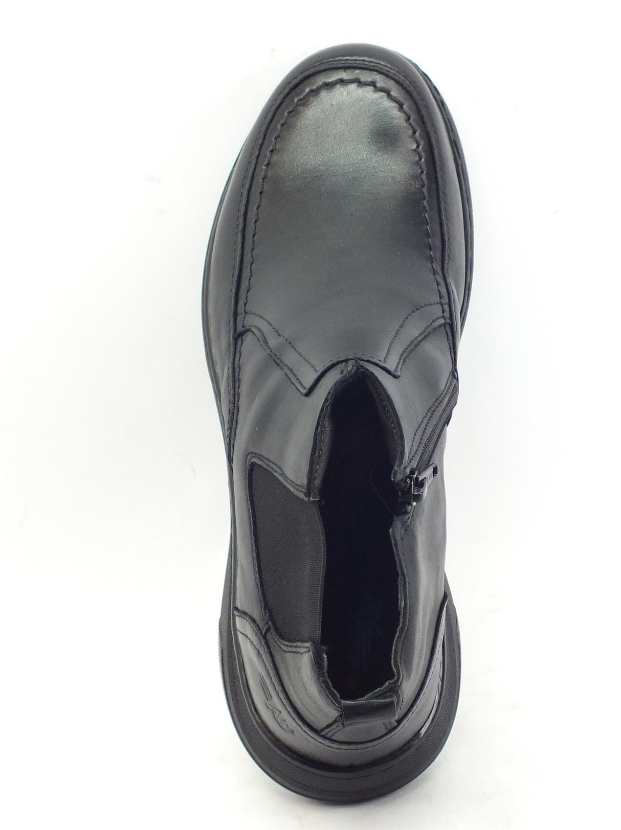 Zen Zen Air 578891 Nero Scarponcini per Uomo in pelle flex light eco friendly con lampo nero