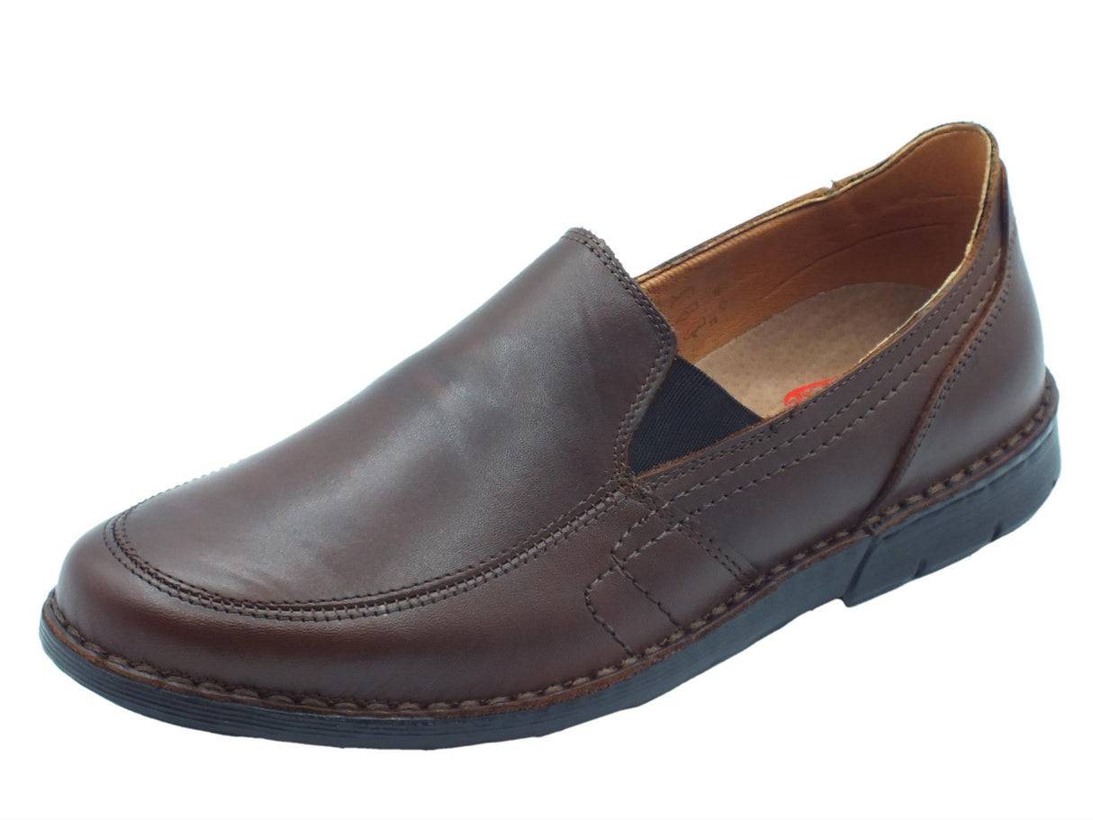 Zen Zen 678919 Tanganica Mocassini Confort per Uomo in pelle sottopiede estraibile Tanganica