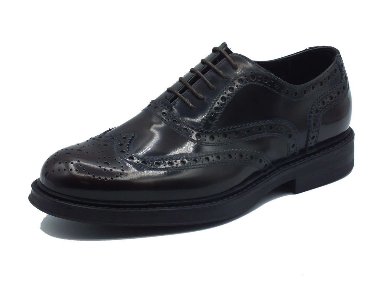 Mercanti Fiorentini Mercanti Fiorentini 05794 Abrasivato Testa di moro Scarpe Classiche Uomo pelle lacci motivo duilio Testa di moro