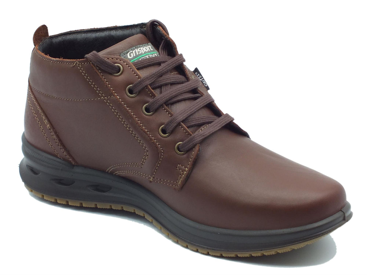 Grisport Grisport Scarponcini Uomo 43015A4G Castagno Avon pelle marrone Castagno