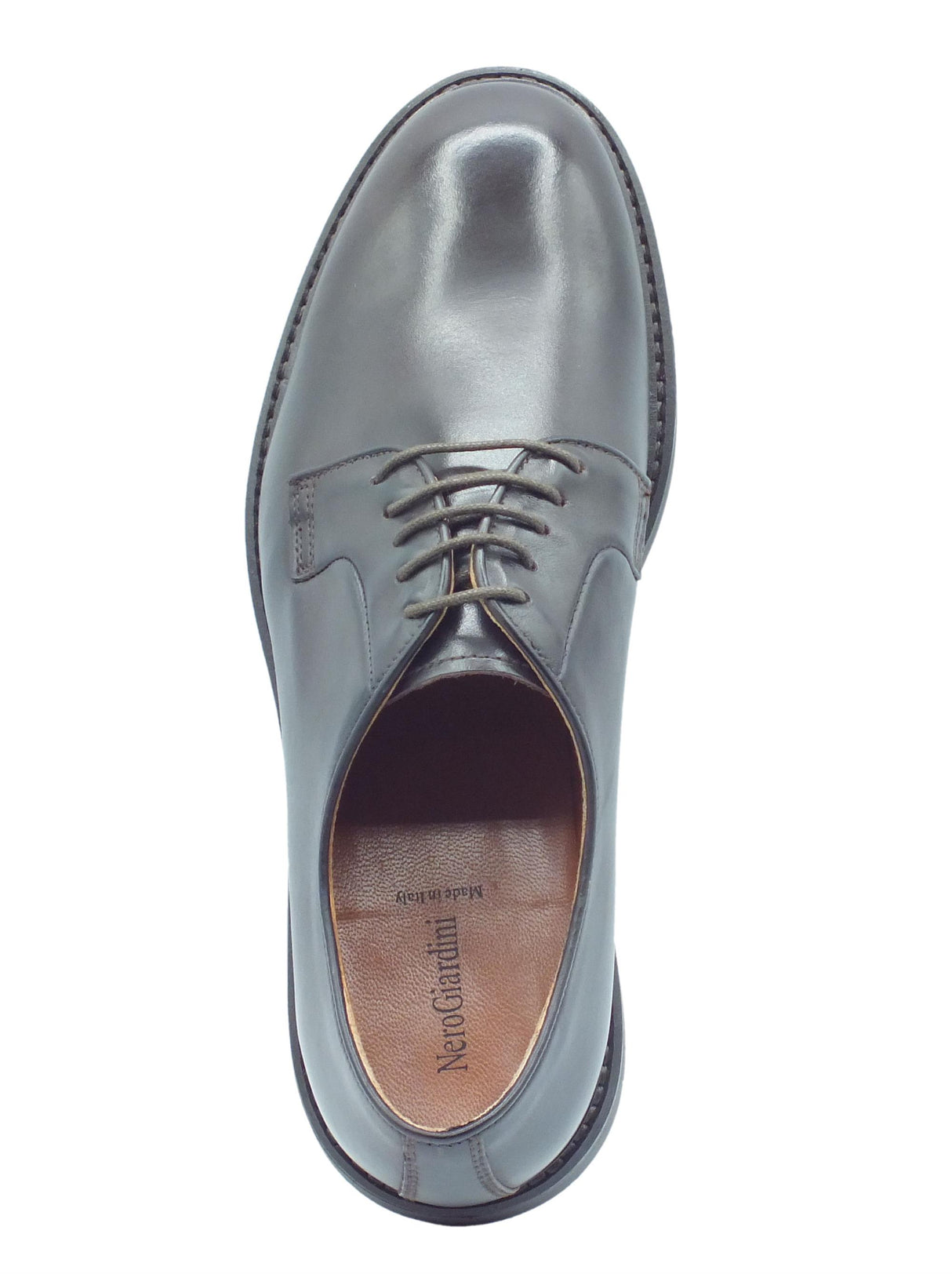 Nero Giardini NeroGiardini I302952UE Kenia Caffè Scarpe classiche per Uomo in pelle con lacci Kenia Caffè