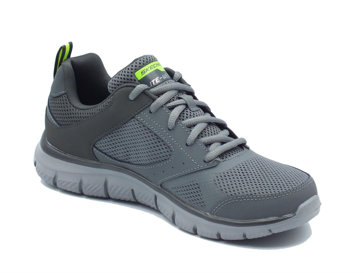 Skechers Skechers Sport 232398 Syntac Charcoal Scarpe sportive per Uomo in tessuto grigio Charcoal