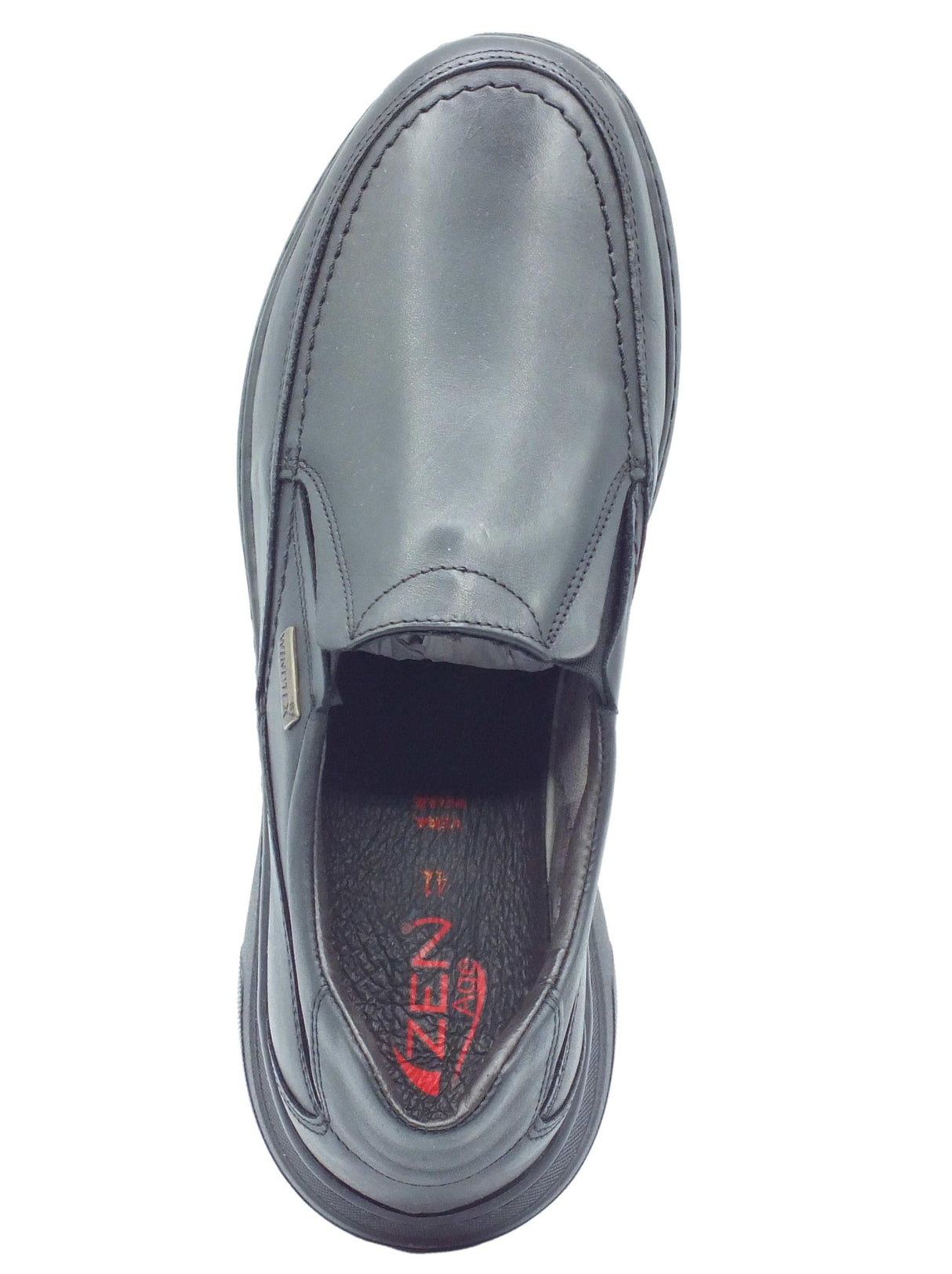 Zen Zen 778316 Nero Mocassini per Uomo in pelle flex light eco friendly memory Nero