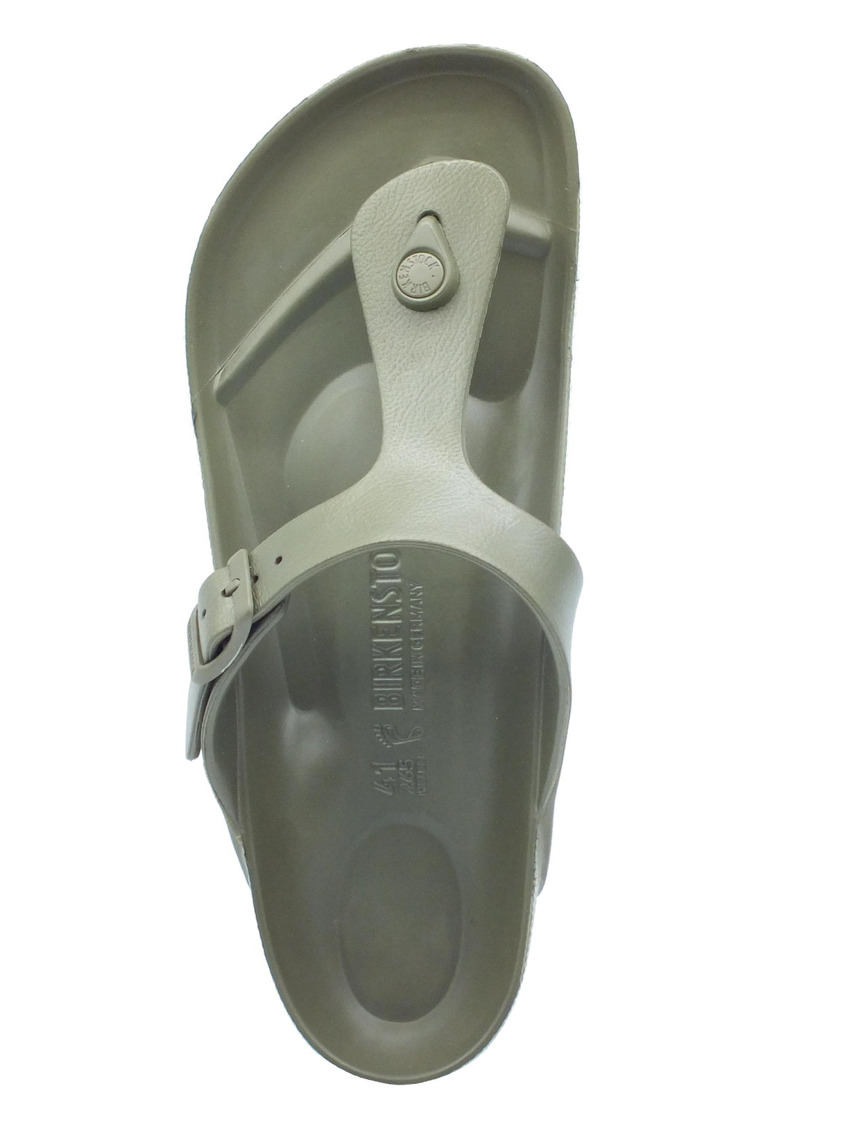 Birkenstock Birkenstock 1019143 Gizeh Eva Khaki Infradito per uomo in gomma verde con fibia Khaki