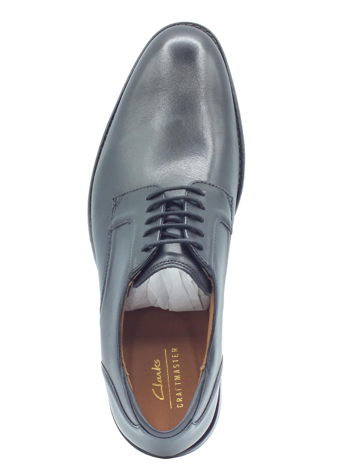 Clarks Clarks CraftArlo Lace Black Scarpe Eleganti per Uomo in pelle nera Black