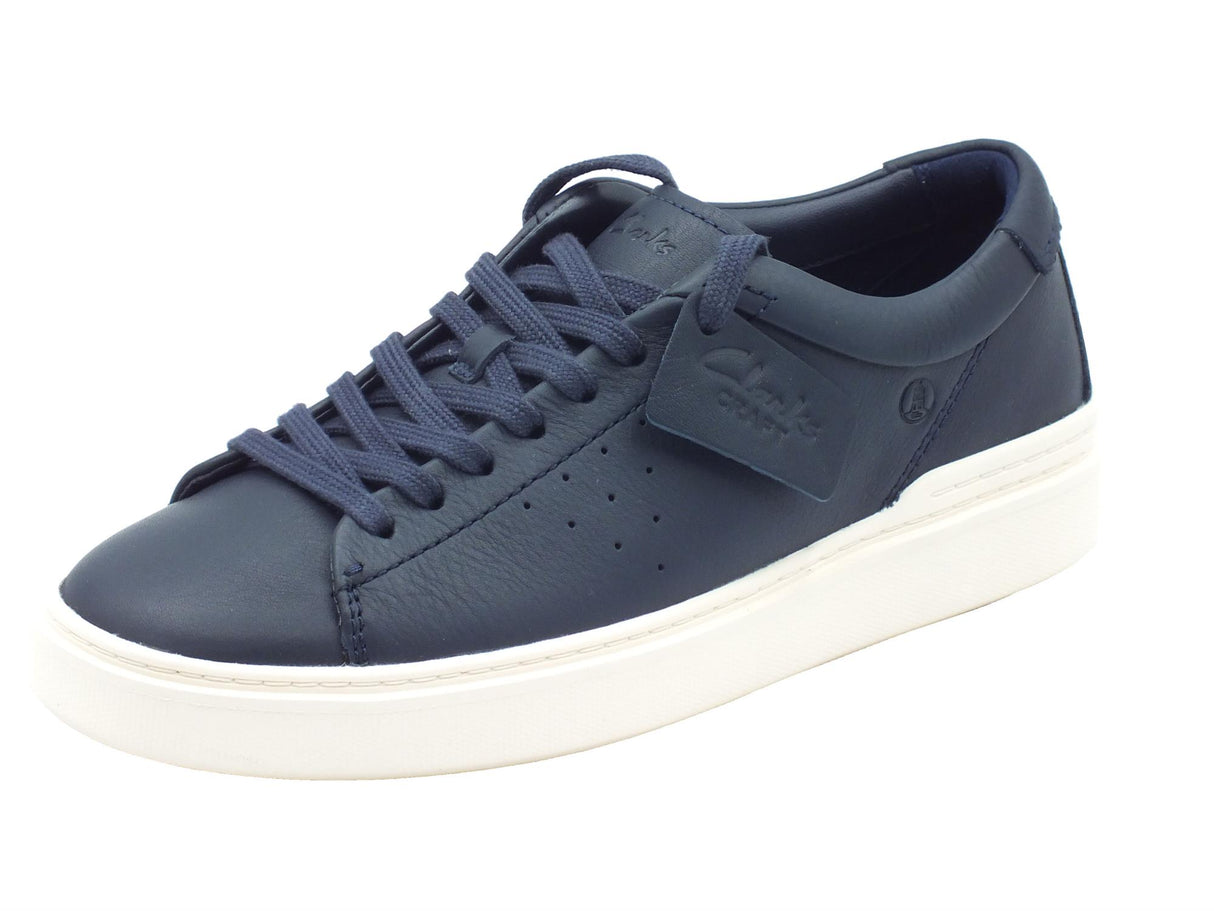 Clarks Clarks Craft Swift Navy Sneakers Sportive per Uomo in pelle Navy
