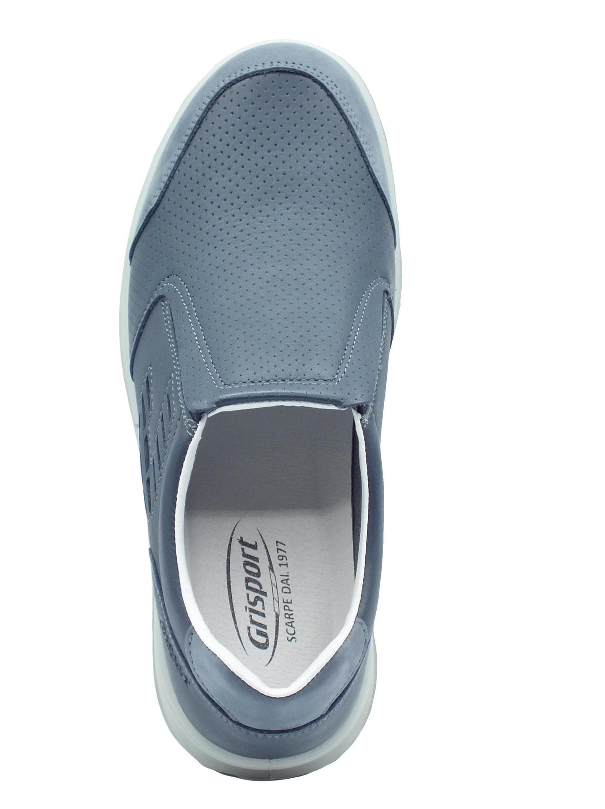 Grisport Grisport Active 43003T Navy Touch Mocassini per Uomo in pelle blu fondo antistatico Navy Touch