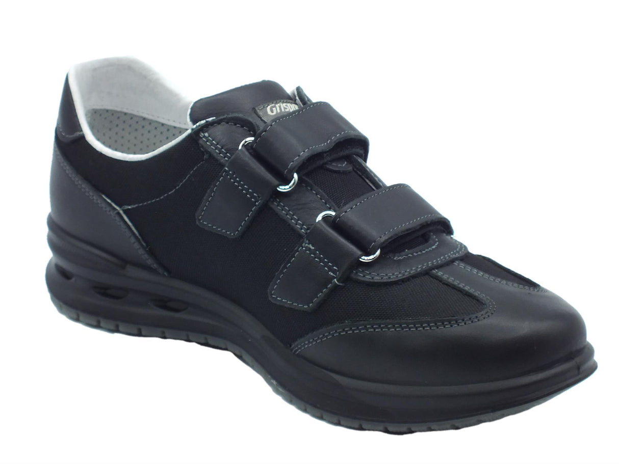 Grisport Grisport Active 43029T49 Nero Touch Scarpe per Uomo in pelle e tessuto fondo antistatico Nero