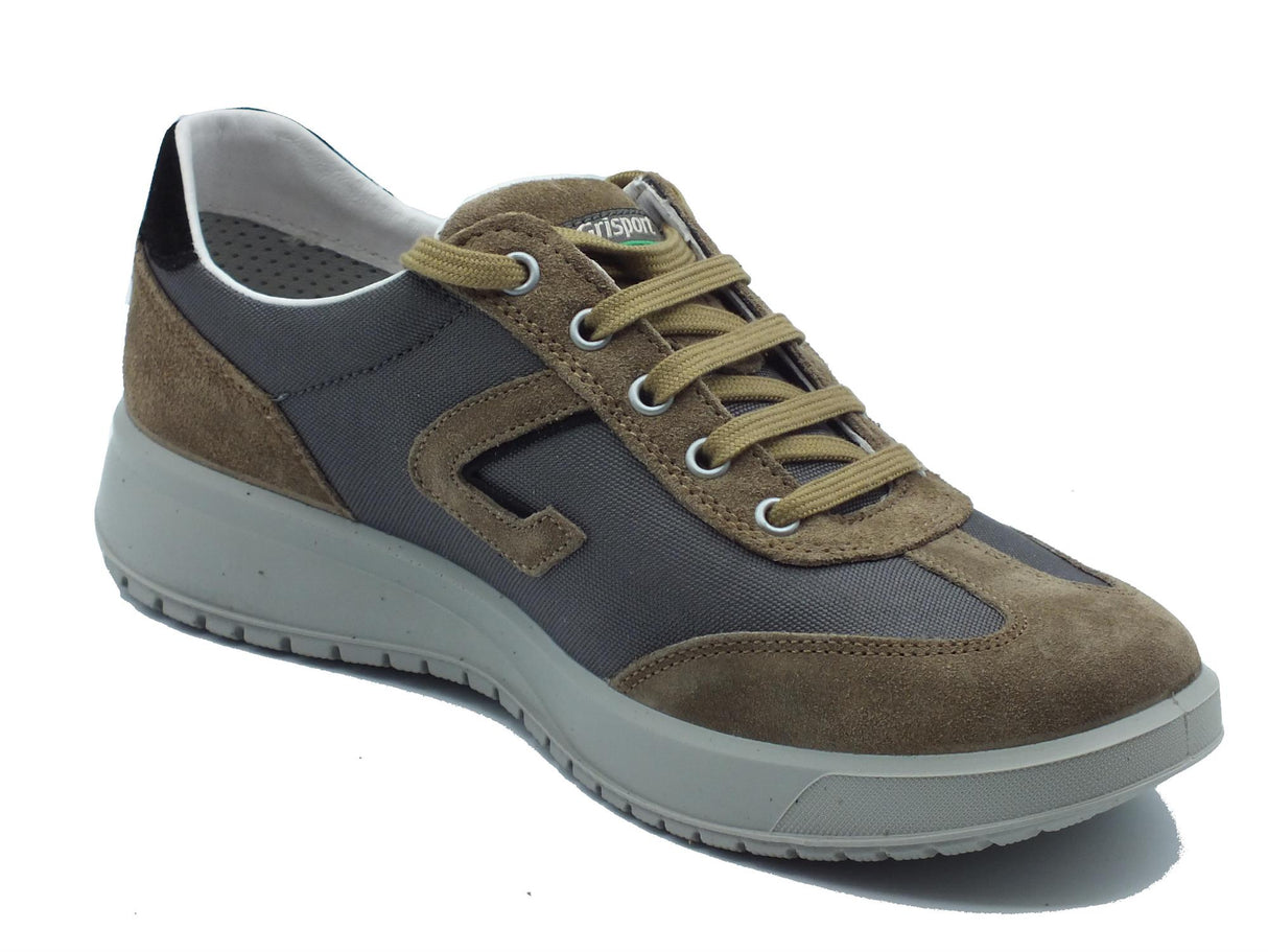 Grisport Grisport Active 43646eV97 Fieno Vesuvio Scarpe Antistatiche per Uomo in nabuk e tessuto grigio Fieno Vesuvio