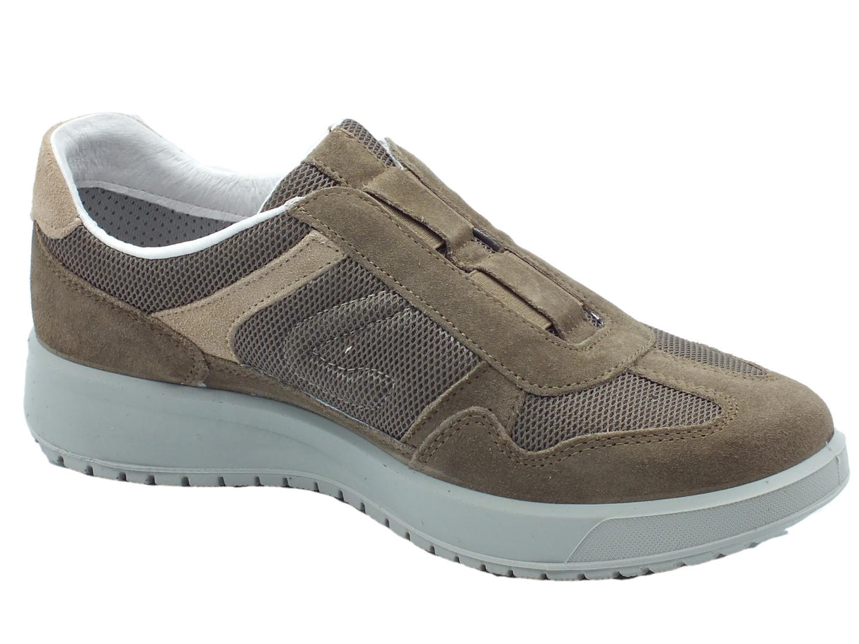 Grisport Grisport Active 43642eV71 Fieno Vesuvio Mocassini per Uomo nabuk tessuto marrone fondo antistatico Fieno Vesuvio