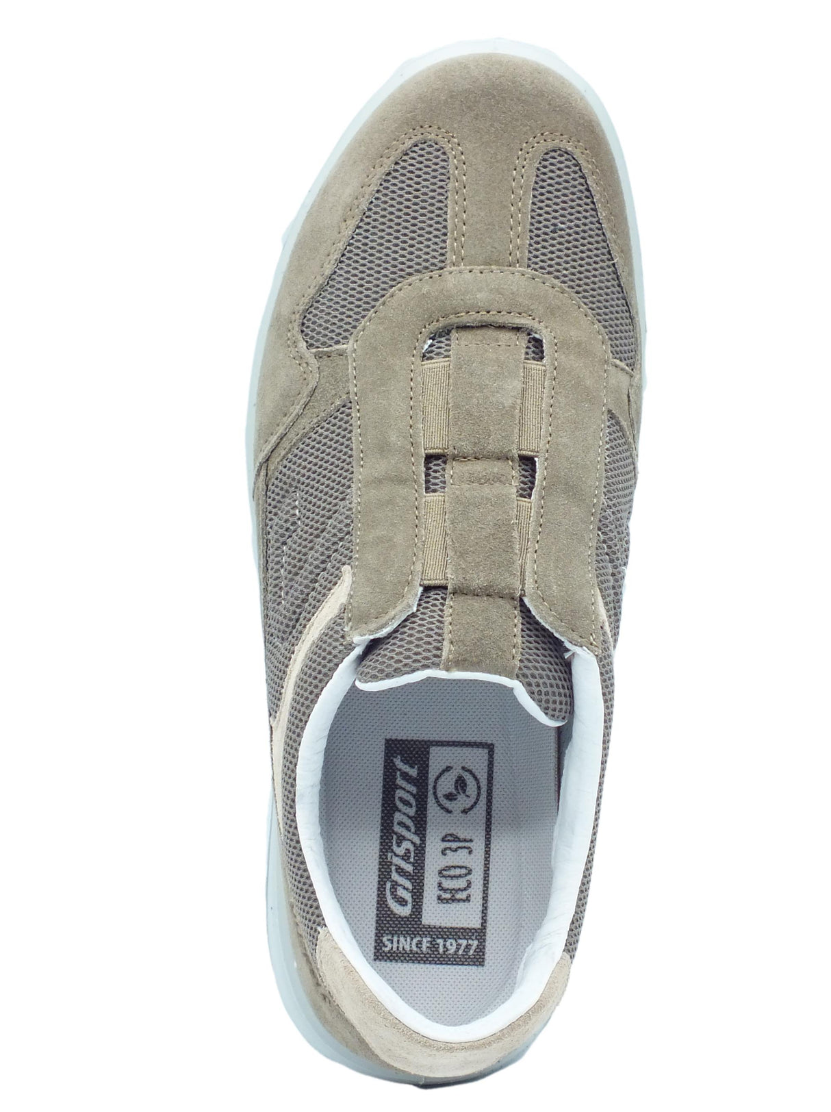 Grisport Grisport Active 43642eV71 Fieno Vesuvio Mocassini per Uomo nabuk tessuto marrone fondo antistatico Fieno Vesuvio