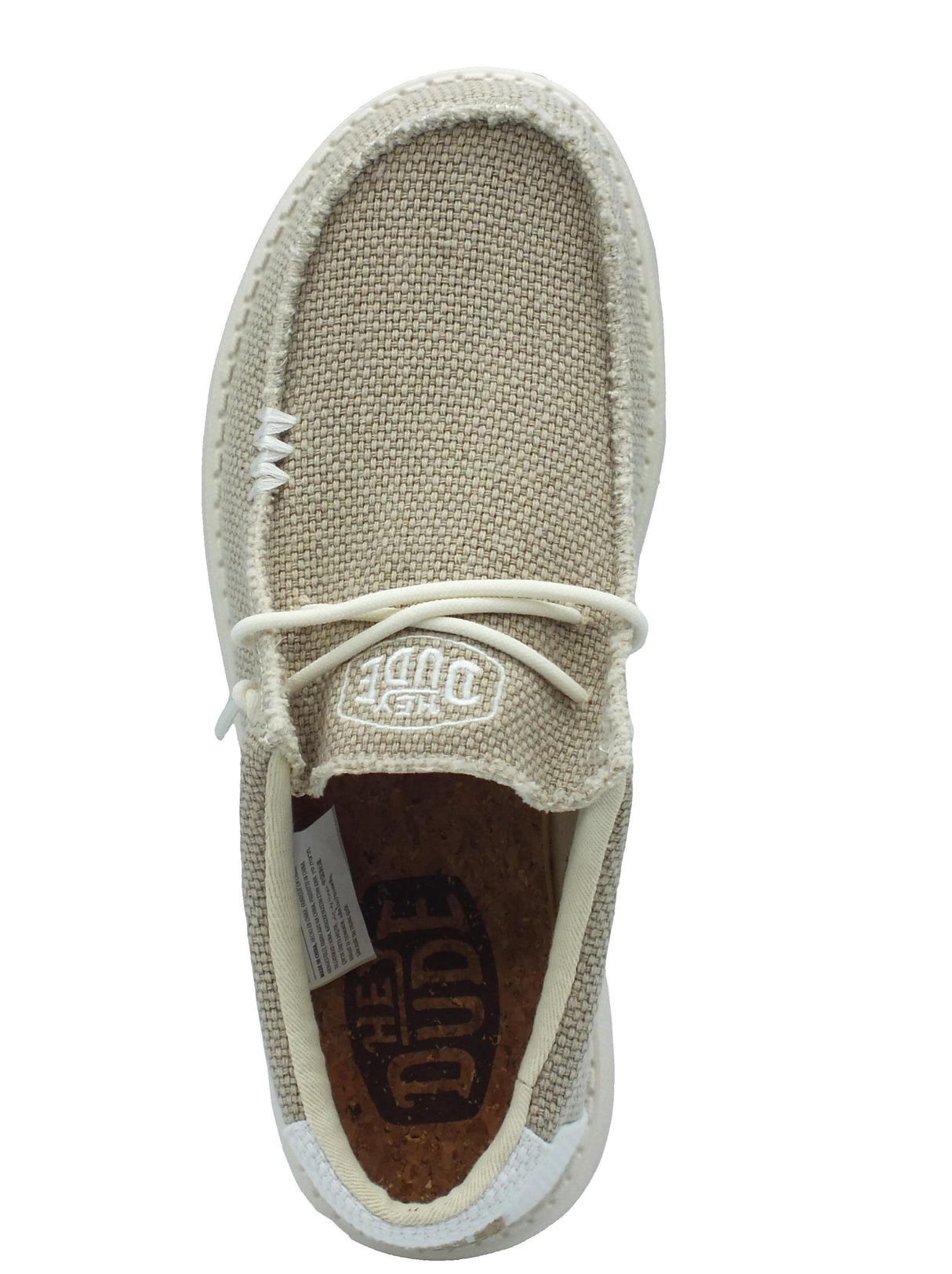 Hey Dude Hey Dude Scarpe Uomo 40003 Wally Braided Off White sintetico bianco Off White
