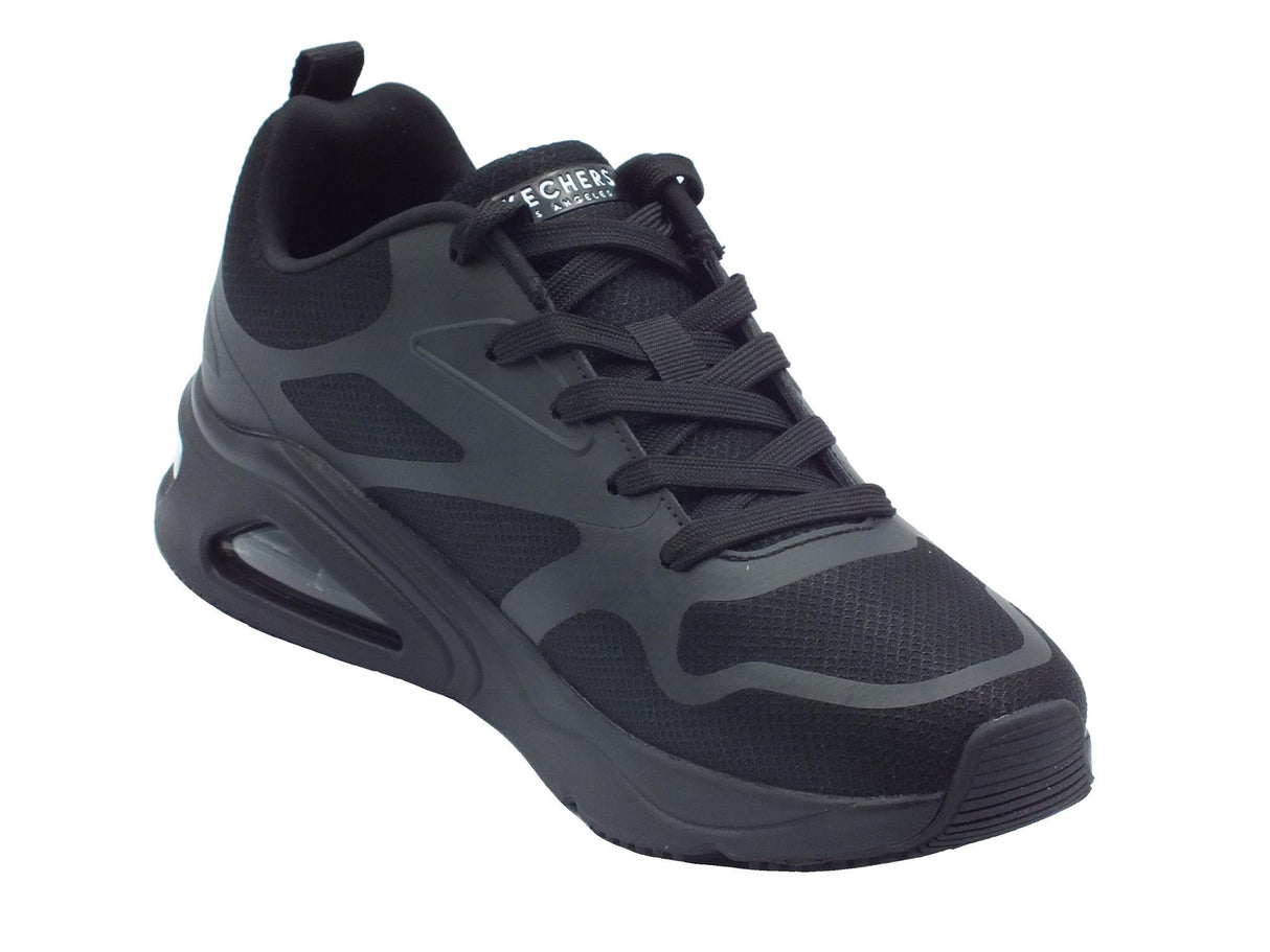 Skechers Skechers Street Los Angeles 183070 Revolution Airy Black Scarpe Sportive Uomo tessuto sintetico nero