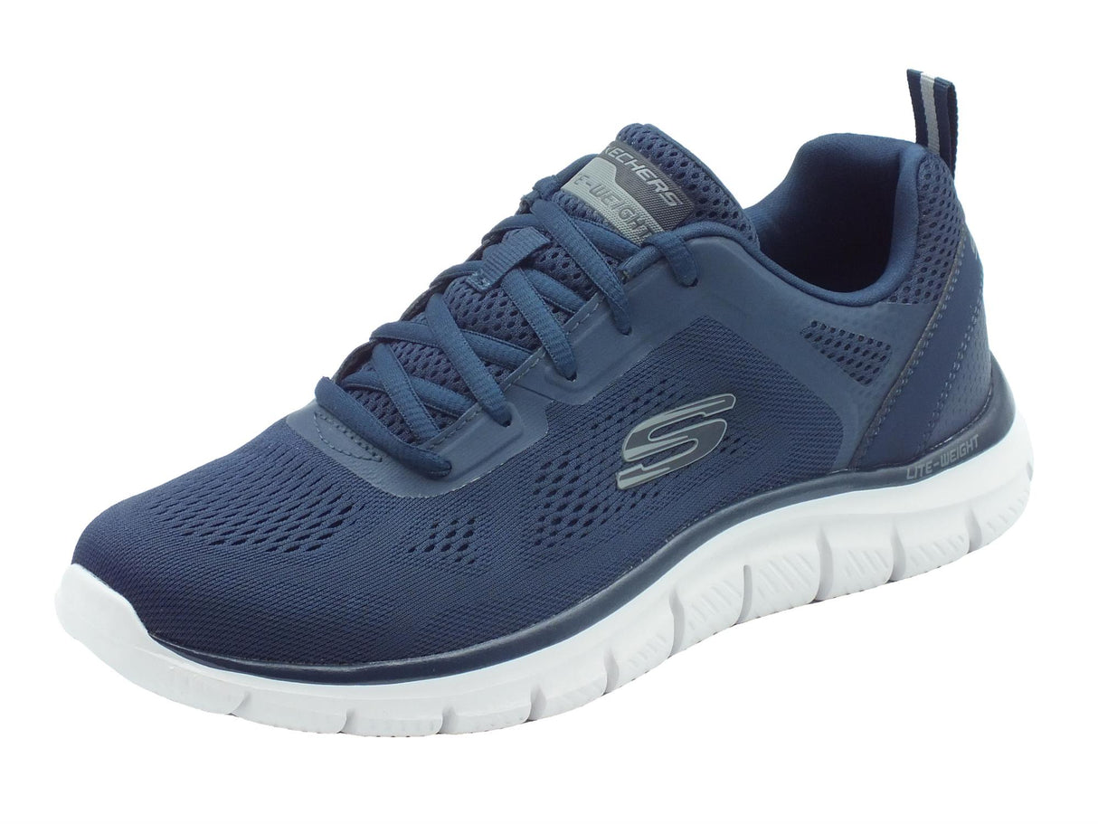 Skechers Skechers 232698 Track Broader Navy Scarpe Sportive per Uomo in tessuto blu Navy