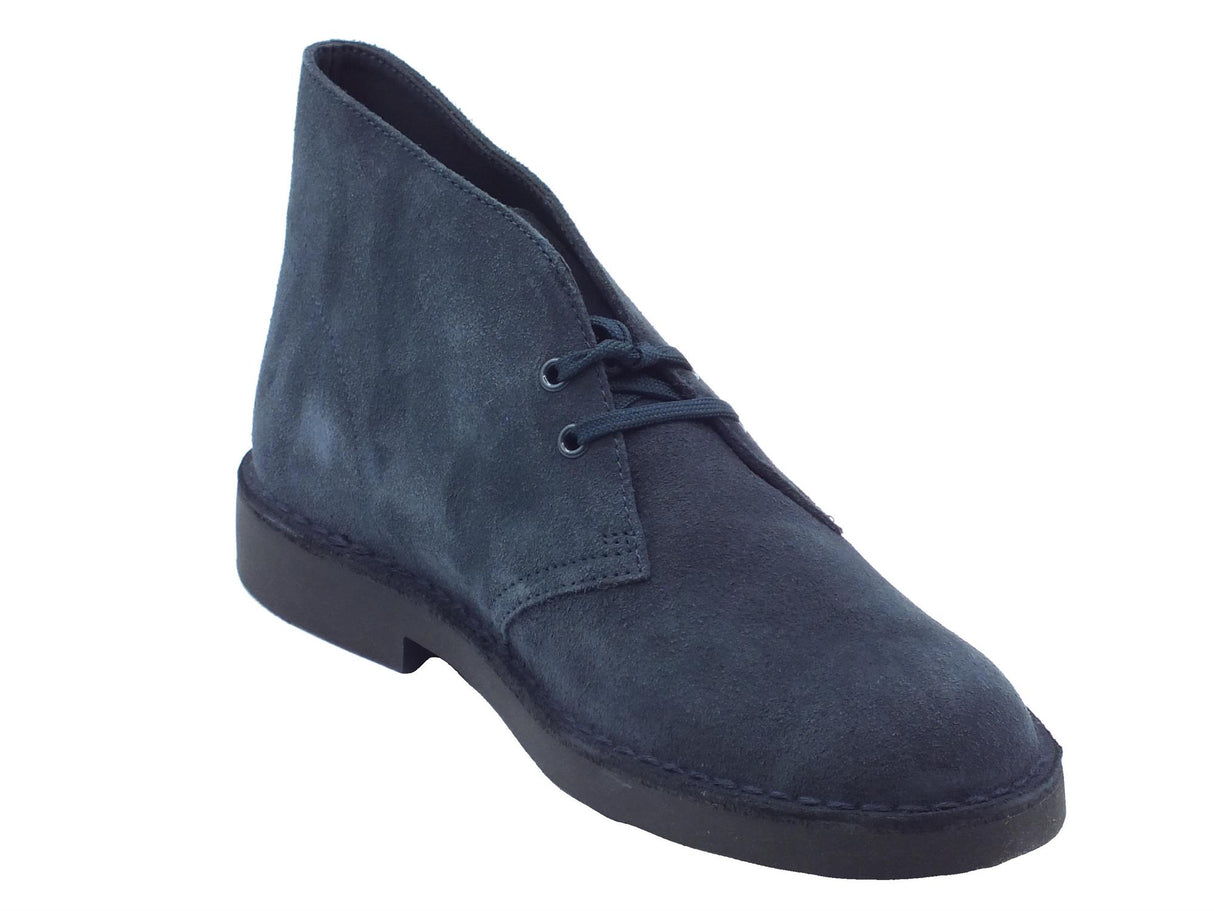 Clarks Clarks Desert Bt Evo Navy Suede Polacchine classiche per Uomo in camoscio blu Navy