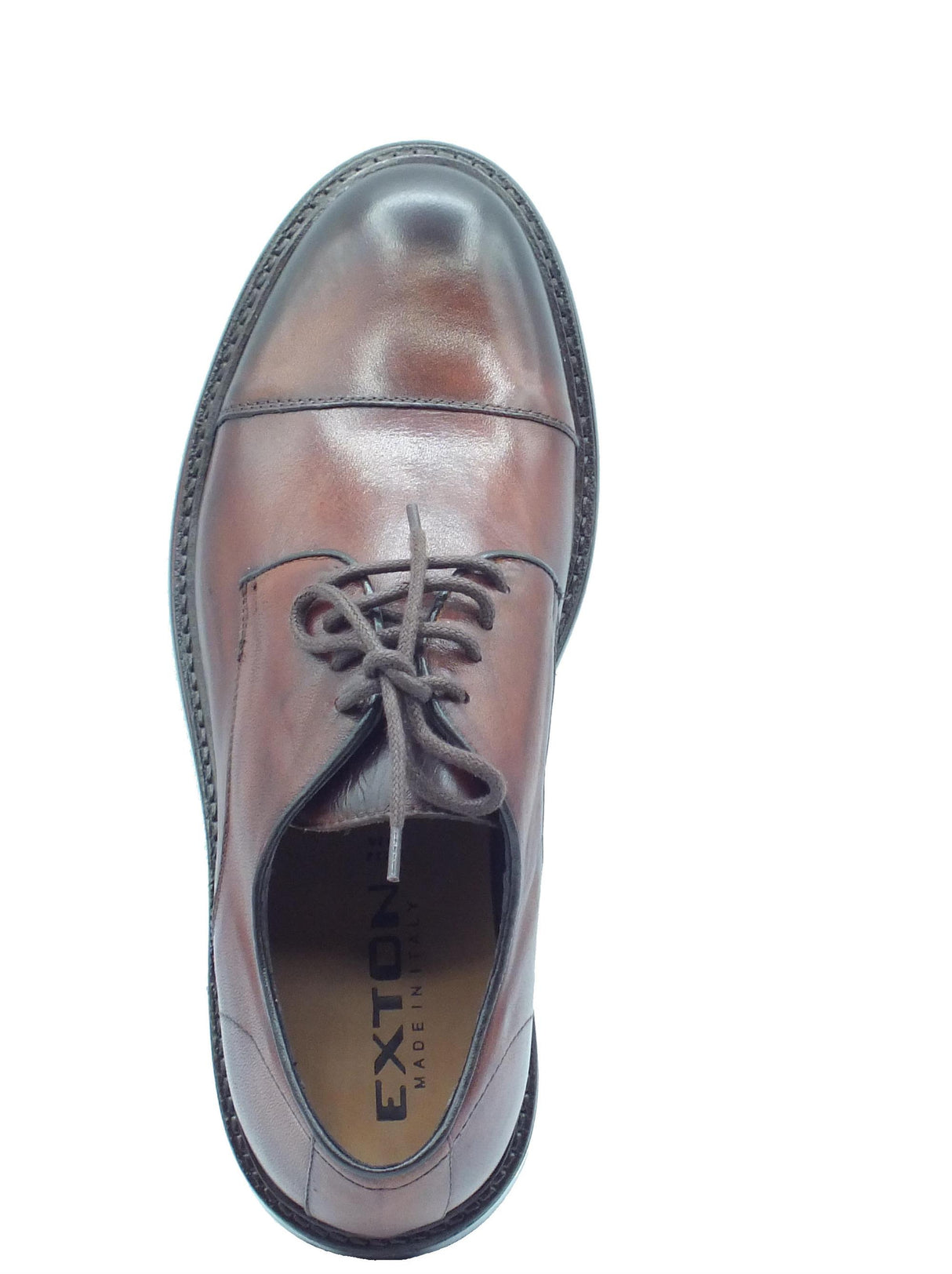Exton Exton 9822 Soft Legno Scarpe Eleganti per Uomo in pelle testa di moro Legno