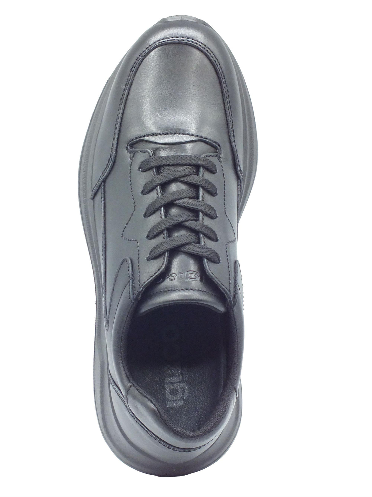 Igi&Co Igi&Co 6638800 Vitello Alfa Nero Scarpe per Uomo in pelle Nero