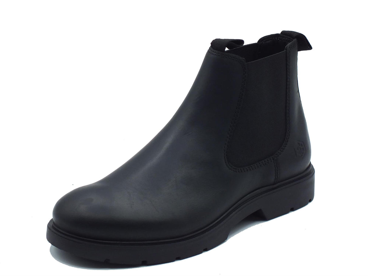 Lumberjack Lumberjack Charlie 102217639 Black Scarponcini beatles per Uomo in pelle Nero