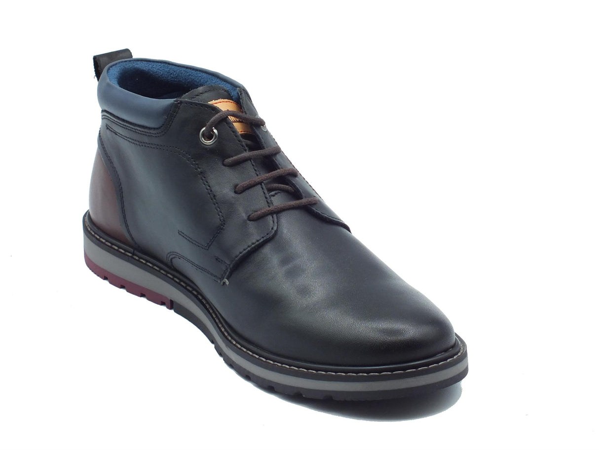 Pikolinos Pikolinos 8181C1 Berna Black Scarpe per Uomo in pelle con lacci Black