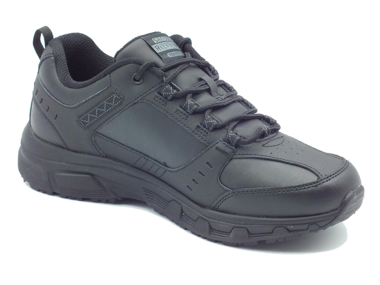Skechers Skechers 51896 Redwick Black Scarpe Sportive per Uomo in pelle e sintetico nero Black