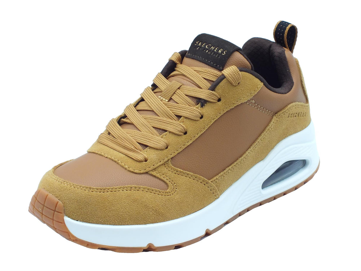 Skechers Skechers Street Los Angeles 52468 Stacre Whiskey Sneakers per Uomo in pelle marrone Whiskey