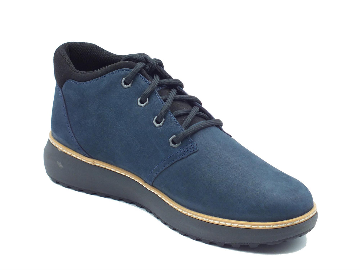 Timberland Timberland 0A69Q5 Hudson Road Navy Scarponcini per Uomo in pelle ingrassata blu Navy