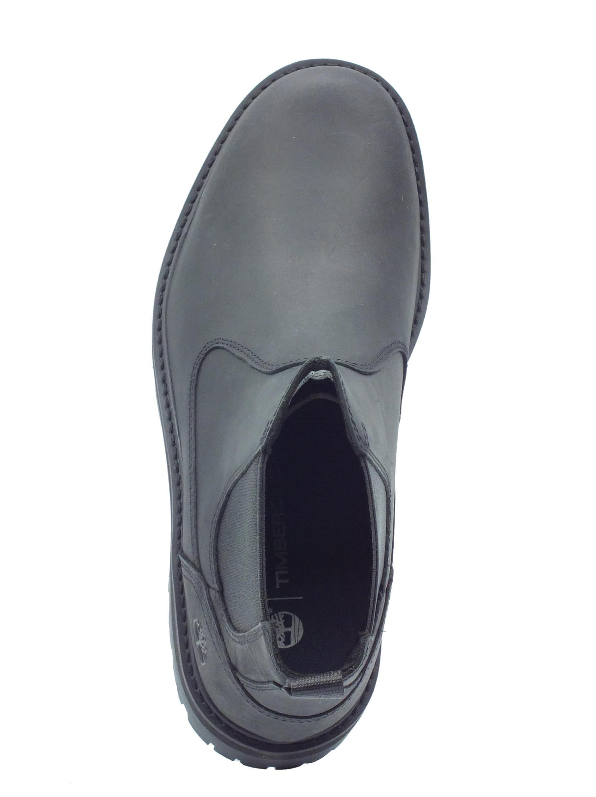 Timberland Timberland 0A6A4W Britton Road Chelsea Black Scarponcini Beatles per Uomo in pelle nera Black