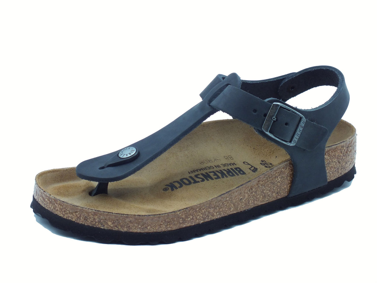 Birkenstock Birkenstock 0147111 Kairo BS Black Infradito per Uomo in pelle Black